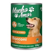 MUCHO AMOR BOCCONI CANE CON POLLO KG 1.250