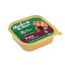 MUCHO AMOR PATÈ CANE CON MANZO GR 300