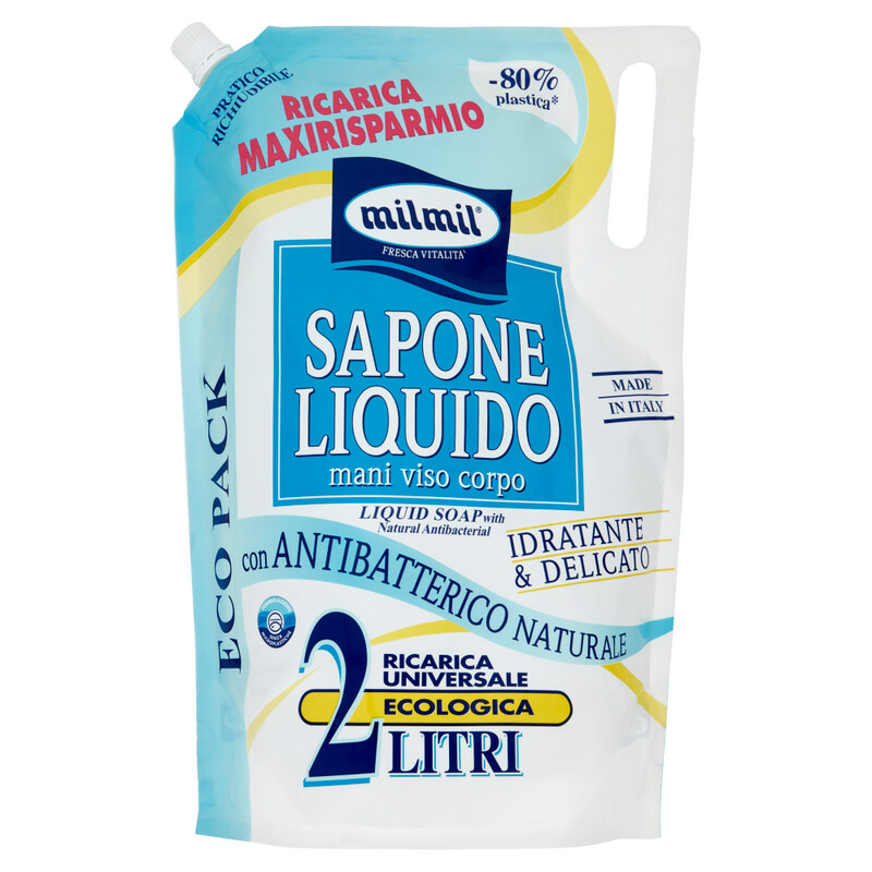 MIL MIL SAPONE LIQ NUTRIENTE W DELICATO LT 2 MIL MIL SAPONE LIQ NUTRIENTE W DELICATO LT 2