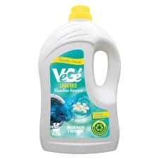 VEGÈ DETERSIVO LAVATRICE MUSCHIO BIANCO LT 4