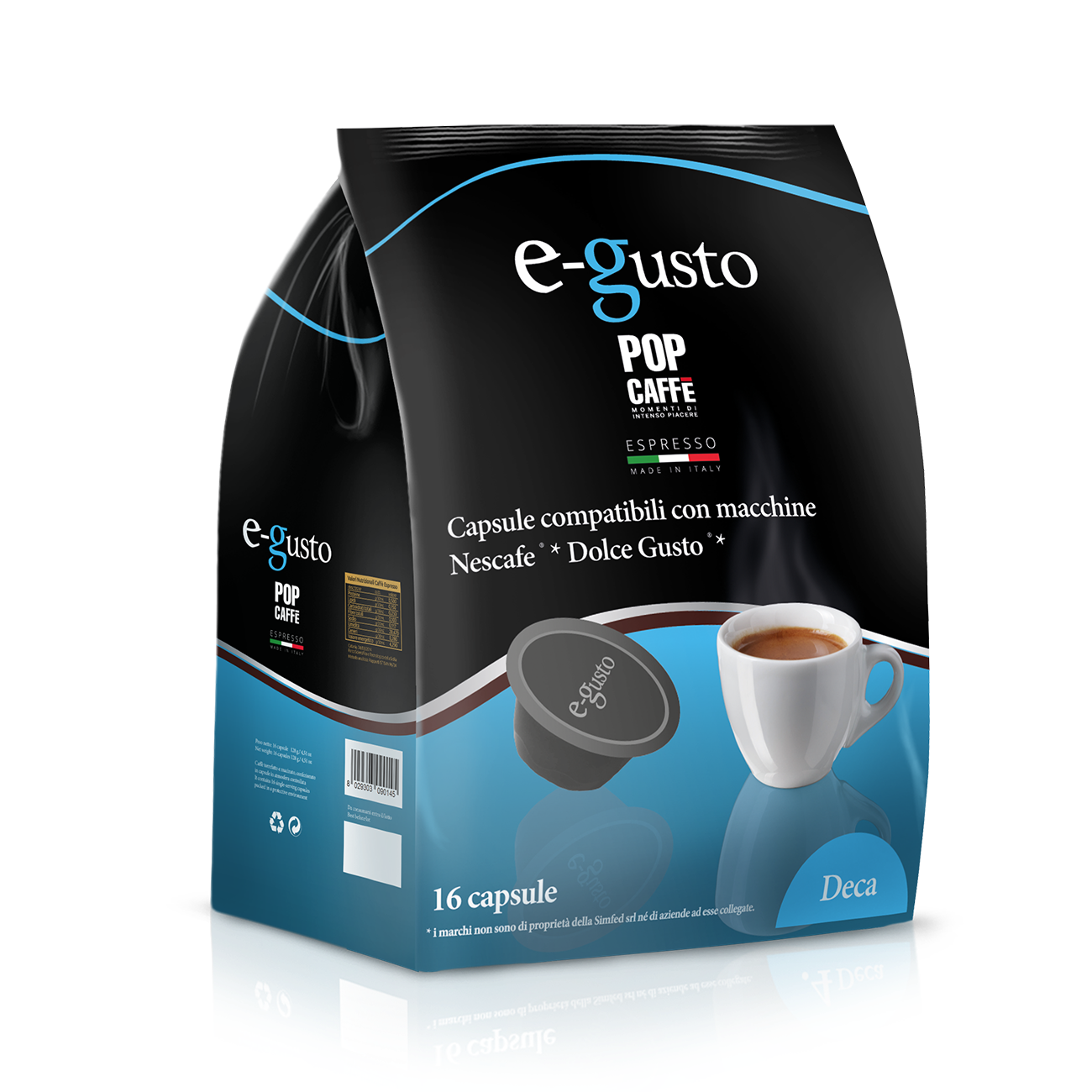 DOLCE GUSTO CAFFE DECA CAP COMP NES PZ 16 MYSPRESSO