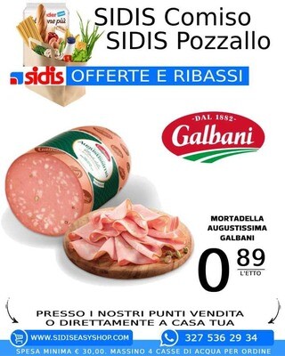 MORTADELLA AUGUSTISSIOMA GALBANI (L&#39;ETTO)