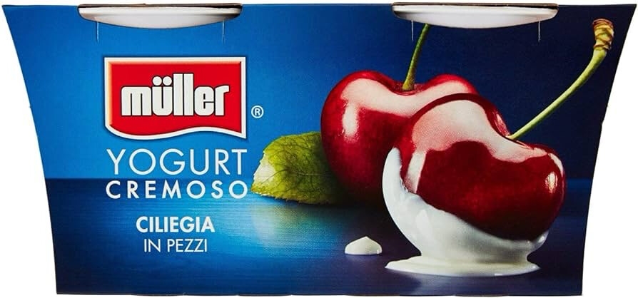 YOGURT CILIEGIA GR 125X2 MULLER