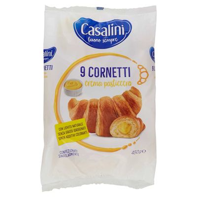 CASALINI CORNETTO CREMA GR 450 PZ 9