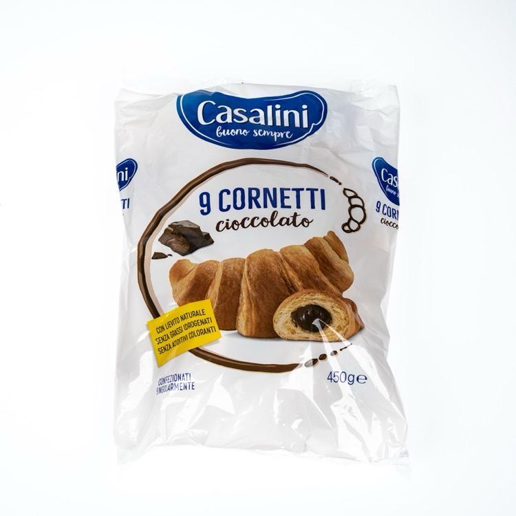 CASALINI CORNETTO CIOCCOLATO GR 450 PZ 9