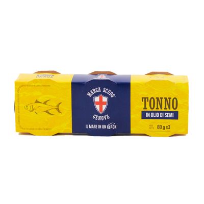 TONNO OLIO SEMI GR 80X3 MARCA SCUDO