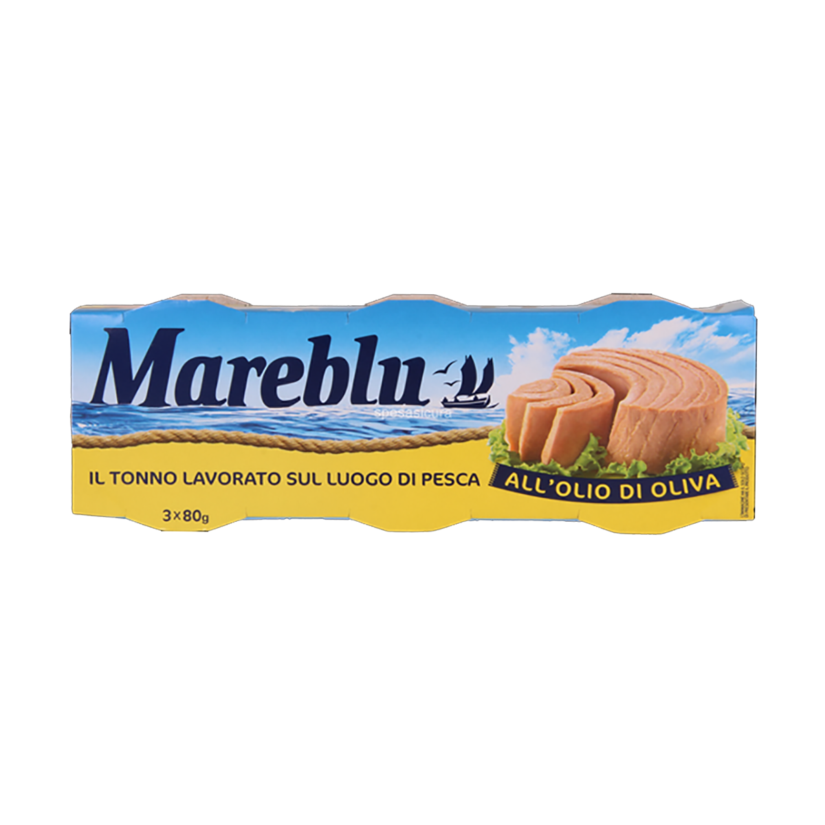 TONNO MAREBLU O/OLIVA GR 70X3