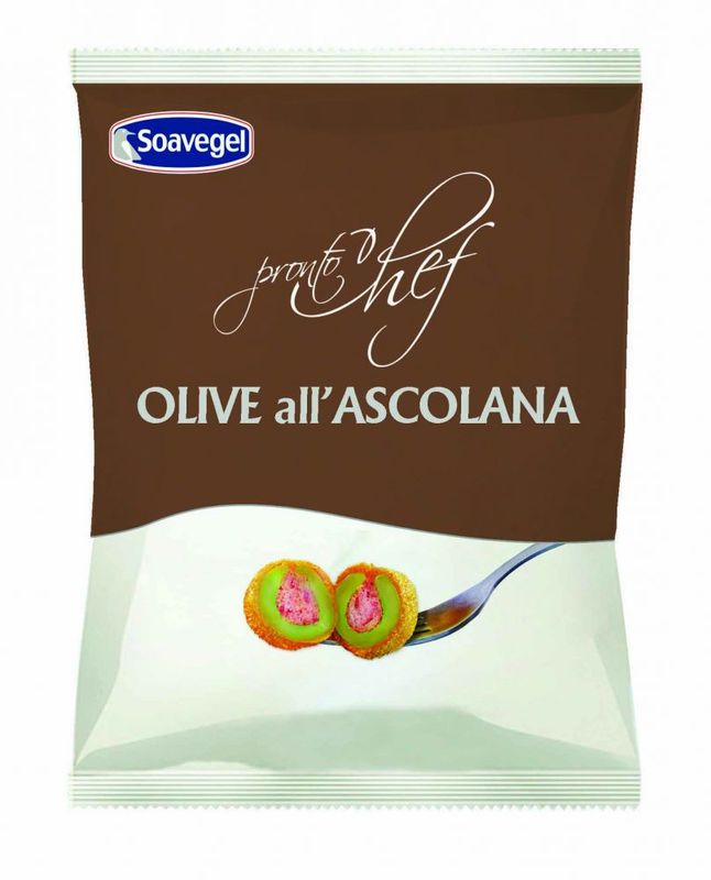 OLIVE ALL'ASCOLANA P,FORNO KG 1 SOAVEGEL OLIVE ALL'ASCOLANA P,FORNO KG 1 SOAVEGEL
