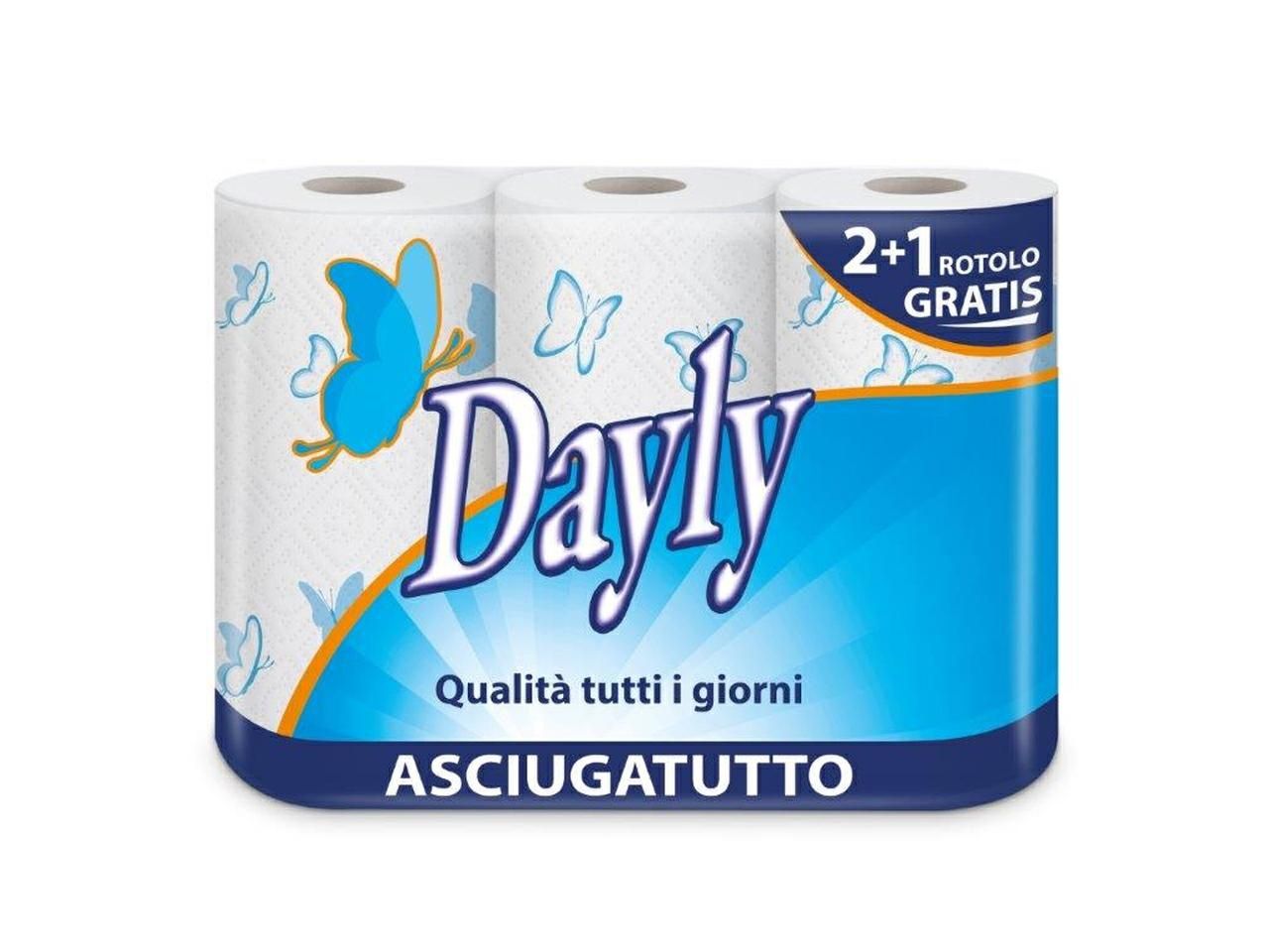 ASCIUGATUTTO DAYLY 3 ROTOLI 2VELI