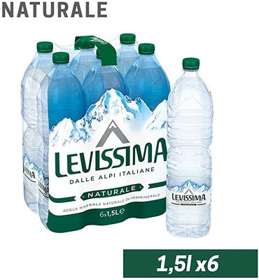 ACQUA LEVISSIMA NATURALE  CASSA DA 6 BOTTIGLIE