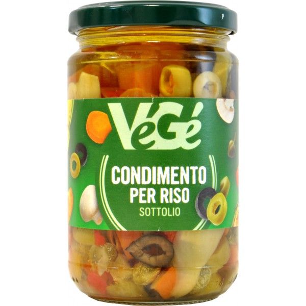 CONDIMENTO RISO V VETRO OLIO GR 290 VEGE