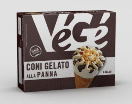 CORNETTO PANNA PZ 6 GR 450 VEGE