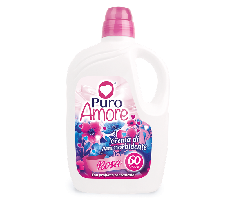 PURO AMORE CREMA DI AMMORBIDENTE ROSA 60 LAV PURO AMORE CREMA DI AMMORBIDENTE ROSA 60 LAV