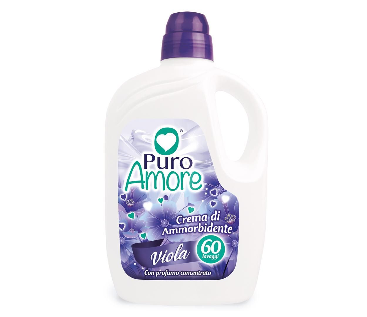 PURO AMORE CREMA DI AMMORBIDENTE VIOLA 60 LAV