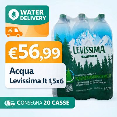 WATER DELIVERY LEVISSIMA NAT LT1,5 X 20 CASSE