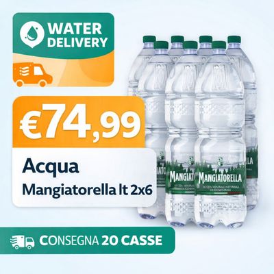 WATER DELIVERY MANGIATORELLA NAT LT2 X 20 CASSE