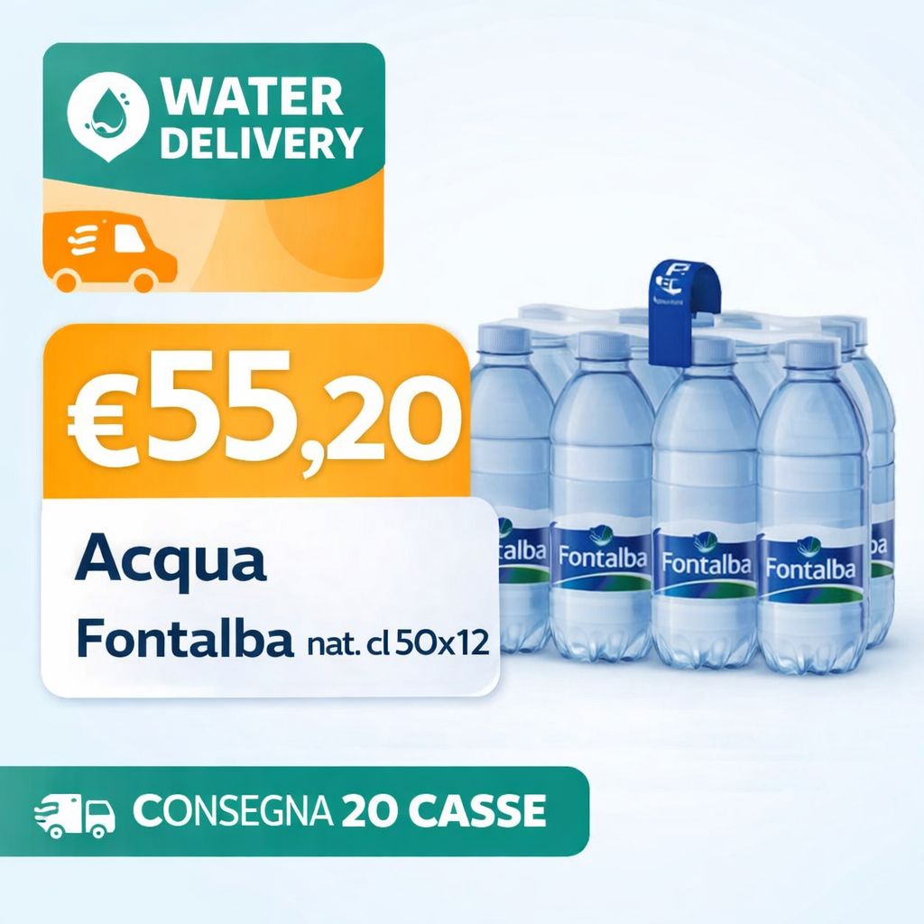 WATER DELIVERY FONTALBA NAT CL 50 X 20 CASSE