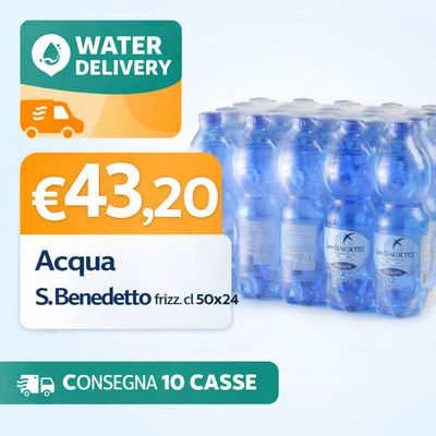 WATER DELIVERY SAN BENEDETTO FRIZZ. CL 50 X 10 CASSE