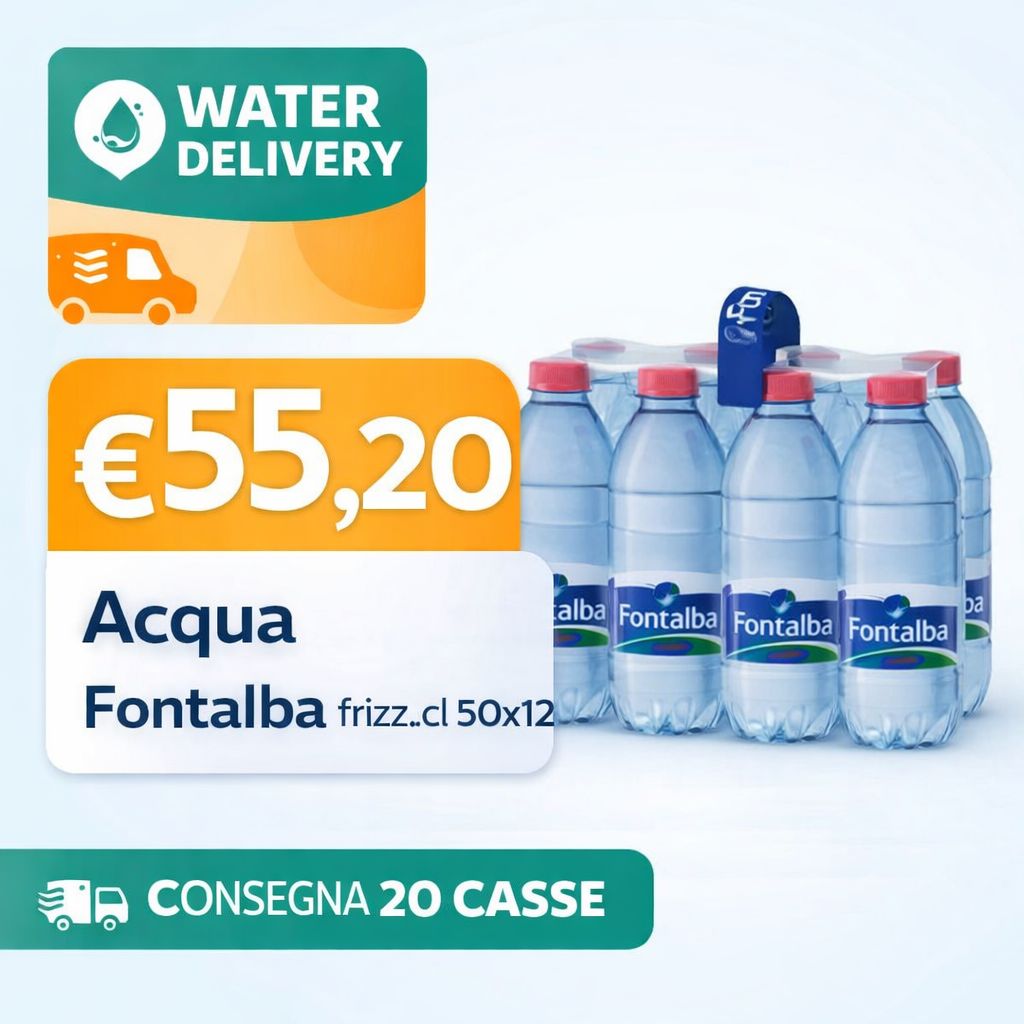 WATER DELIVERY FONTALBA FRIZZ. CL 50 X 20 CASSE