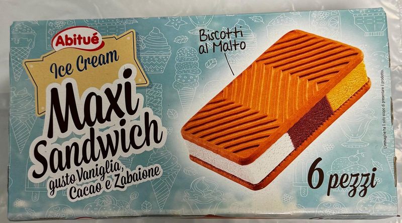 MAXISANDWICH CAC/VAN/ZAB ABITUÈ PZ 6 MAXISANDWICH CAC/VAN/ZAB ABITUÈ PZ 6