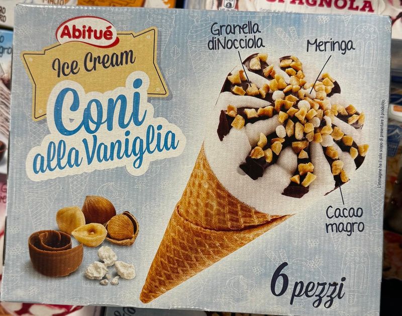 CONI VANIGLIA ABITUÈ PZ 6 CONI VANIGLIA ABITUÈ PZ 6
