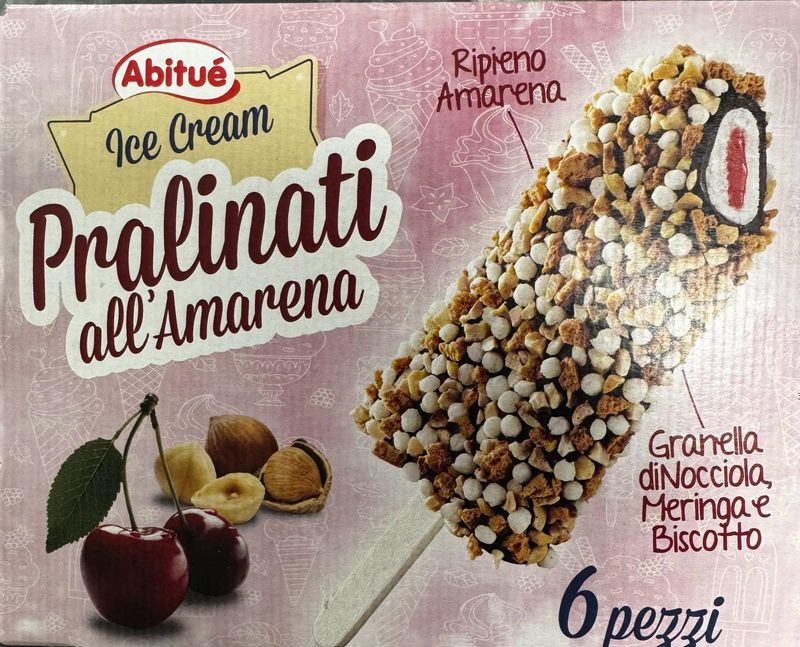 STECCO PRALINATO AMARENA ABITUÈ PZ 6