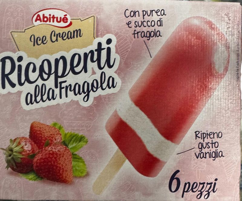 STECCO RICOPERTO FRAGOLA ABITUÈ PZ 6