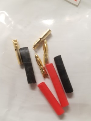 2mm round connectors (x2 pair)