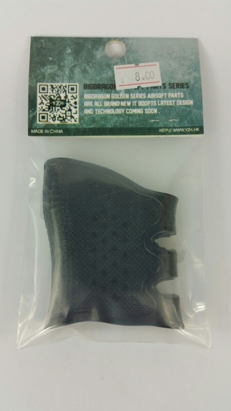 Pistol Rubber Grip Black