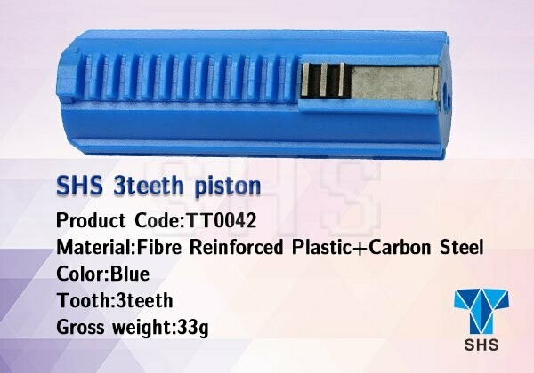 SHS 3 Metal Tooth Piston