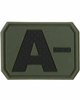 "A-" Blood Group Rubber Patch