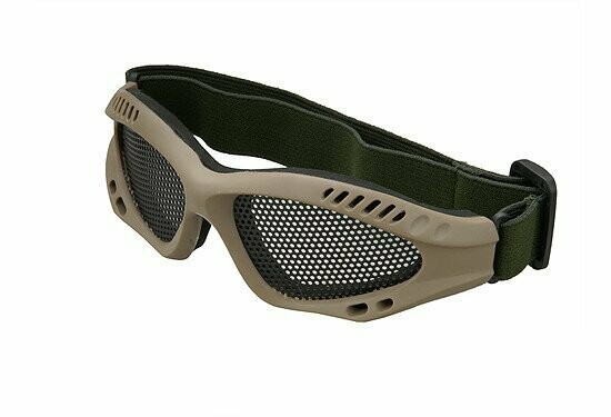 Mesh Goggles Tan