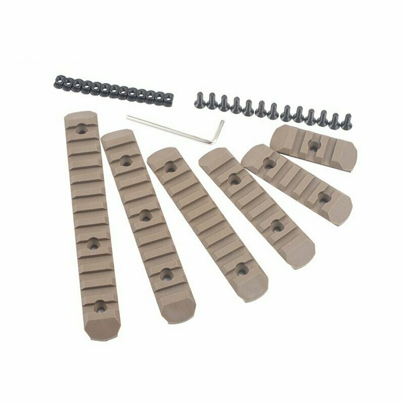 6pc  Keymod / M-lock Rails DE