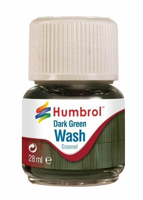 Humbrol Enamel Wash Dark Green 28ml