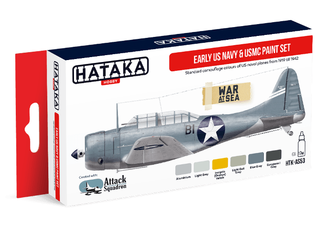 HATAKA HTK-AS53 Early US Navy & USMC paint set