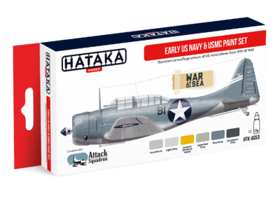 HATAKA HTK-AS53 Early US Navy & USMC paint set