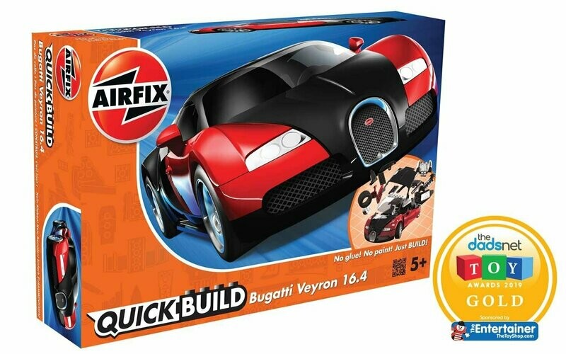 Airfix Quickbuild Bugatti 16.4 Veyron black/red