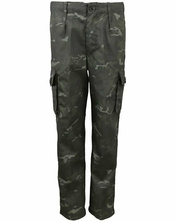 Kids Combat Trousers BTP Black