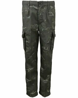 Kids Combat Trousers BTP Black