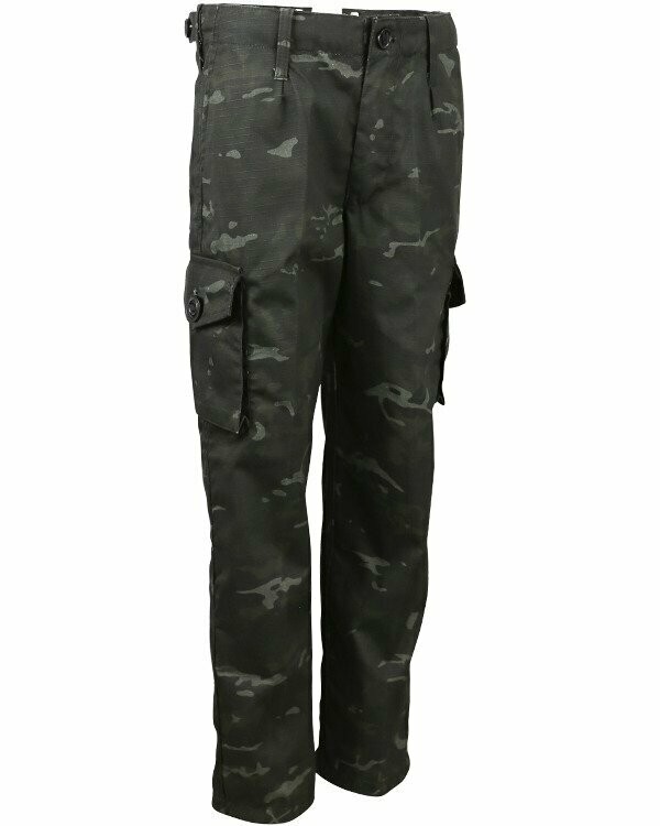Kids Combat Trousers  BTP Black
