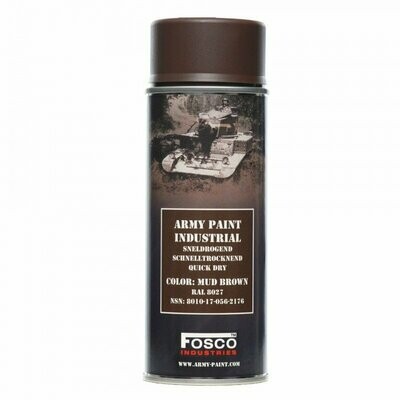 Fosco Spray Paint Mud Brown RAL 8027