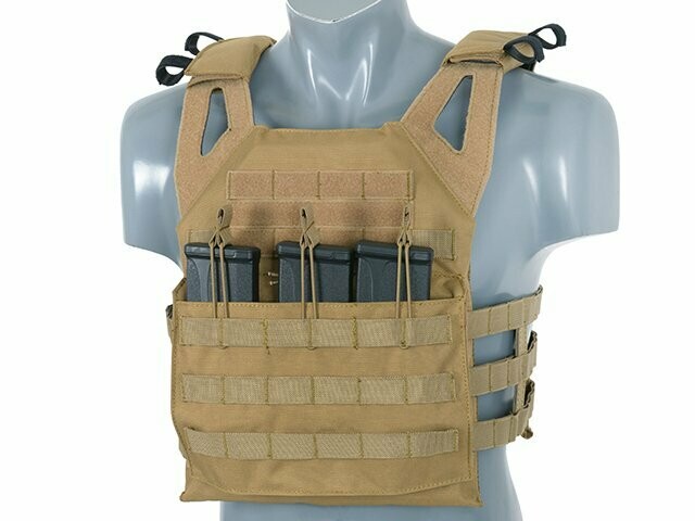 Jump Plate Carrier Tactical Vest - Tan