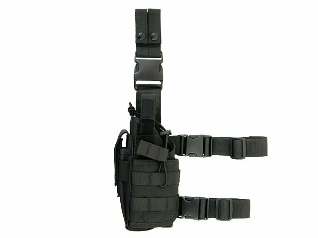 Drop leg Holster  Left-Handed  Black