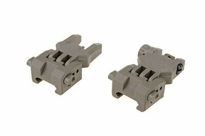 FMA Biohazard Flip up Sights Tan