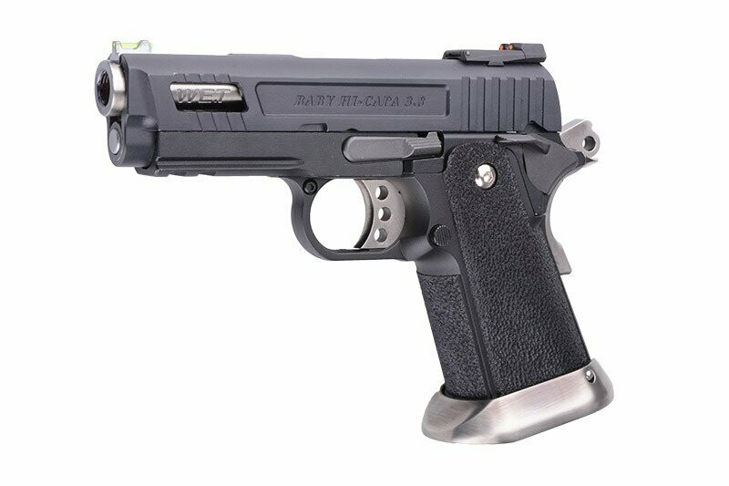 WE Baby Hi-Capa 3.8 Force Full Metal GBB Black