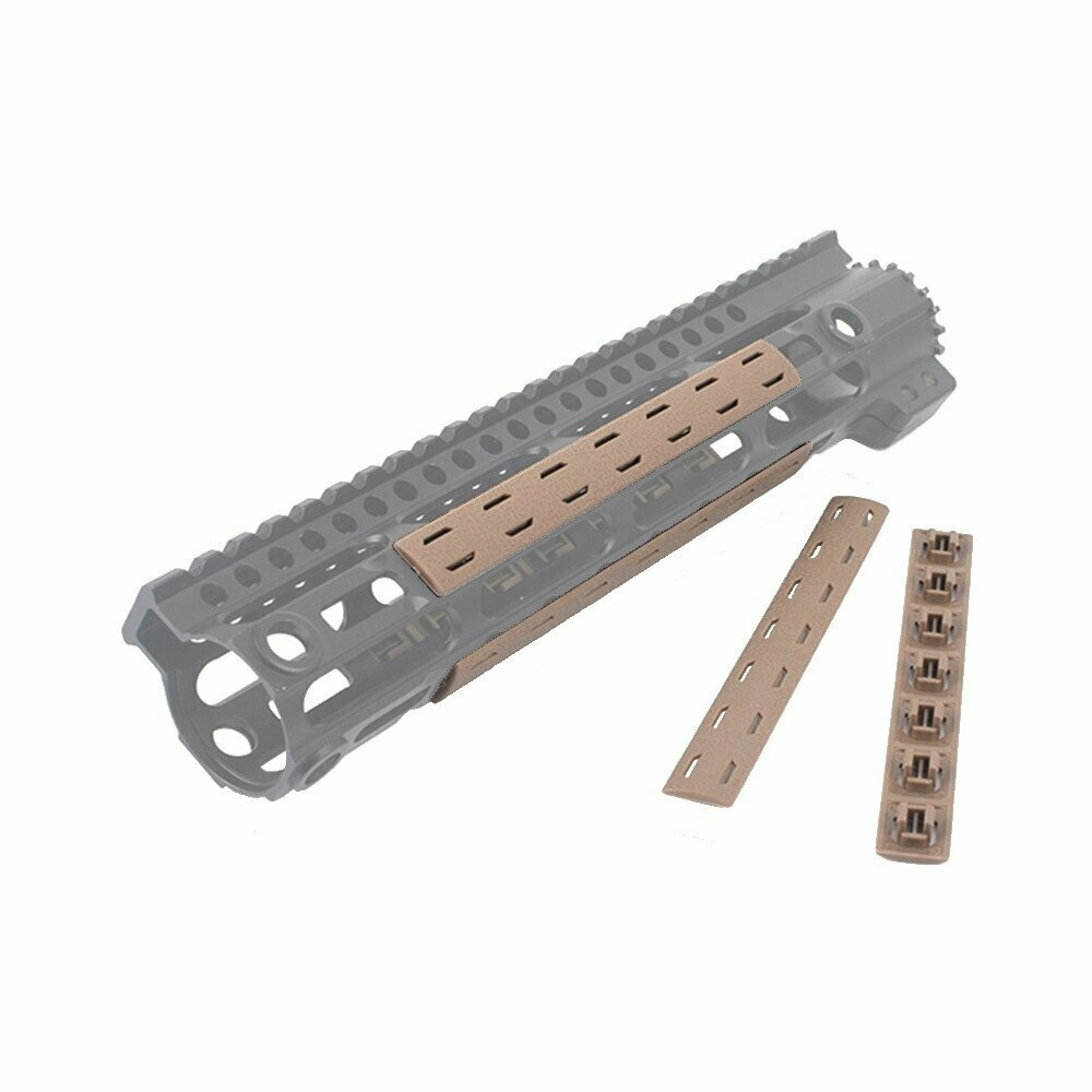 M-Lok Rail Cover  5 pack Tan