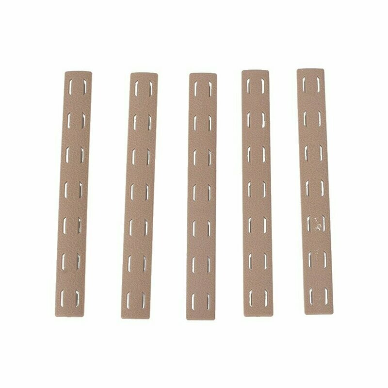 M-Lok Rail Cover 5 pack Tan