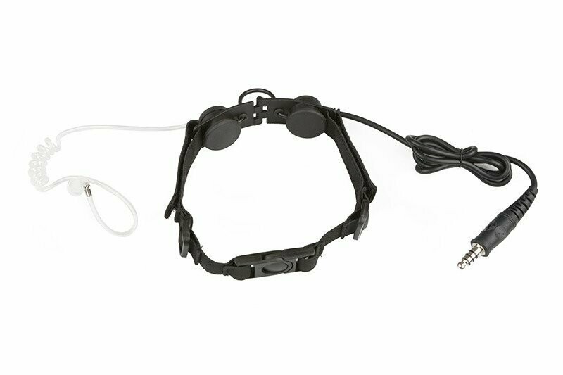 Battlecom Throat Mic Black