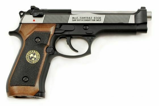 WE M92 Samurai Edge Biohazard GBB Pistol - Two Tone