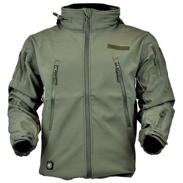 Shark Skin Jacket  Olive Green